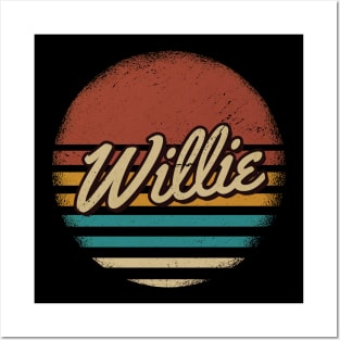 Willie Retro Style Posters and Art